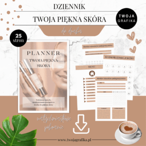 DZIENNIK TWOJA PIĘKNA SKÓRA -do druku PDF – podgląd 1