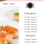 Plan Wesela Pink - Szablon w Canvie