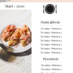 Plan Wesela Pink - Szablon w Canvie
