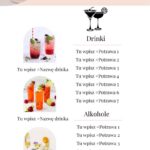Plan Wesela Pink - Szablon w Canvie