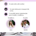 Plan Wesela - Szablon w Canvie