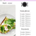 Plan Wesela - Szablon w Canvie
