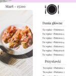 Plan Wesela - Szablon w Canvie
