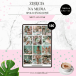 Zdjęcia na Media Społecznościowe "Minty and Pink"